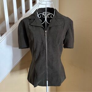 DBY Ltd. Green Tailored Women's Top